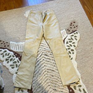 Rem Garson leather pants size 6